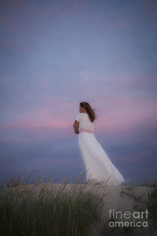 Adult Art Print featuring the photograph Sunset in the dunes by Maria Heyens