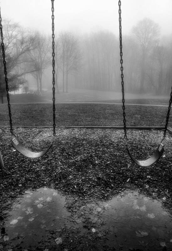 Swings Art Print featuring the photograph Swing Seats I by Steven Ainsworth