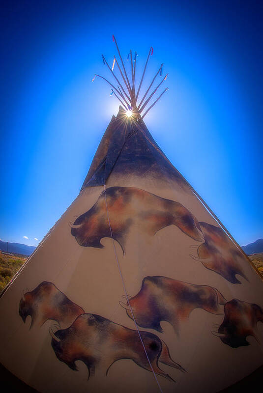 New Mexico Art Print featuring the photograph Teepee by Joye Ardyn Durham