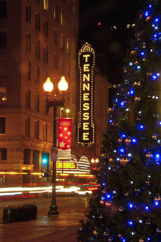 City Art Print featuring the photograph Tennessee Christmas by Carol Erikson
