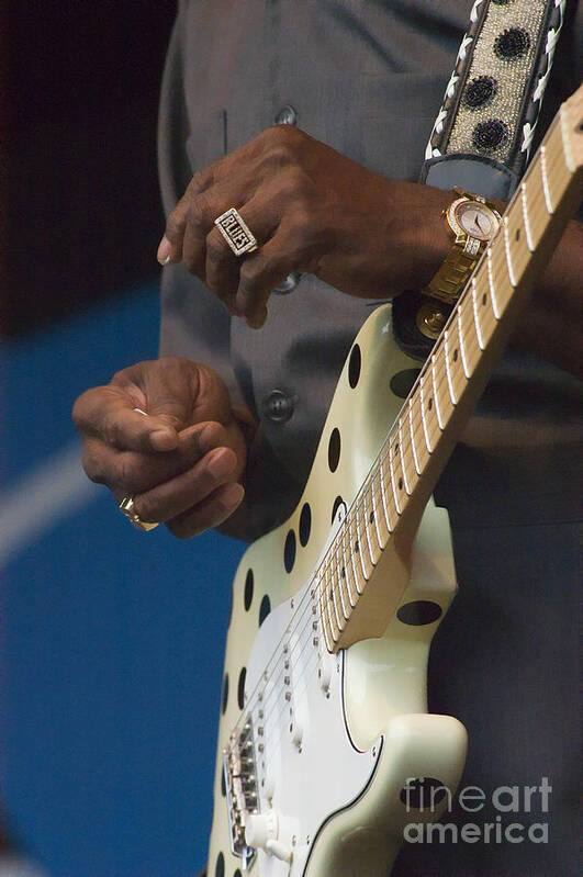 Jazz Art Print featuring the photograph The Hands of Buddy Guy by Craig Lovell