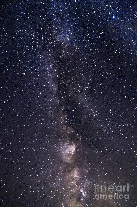 Milky Way Art Print featuring the photograph The Milky Way from Phippsburg Maine USA by Patrick Fennell