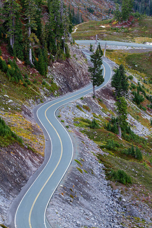 Artist Point Art Print featuring the photograph The Mount Baker Highway by Michael Russell