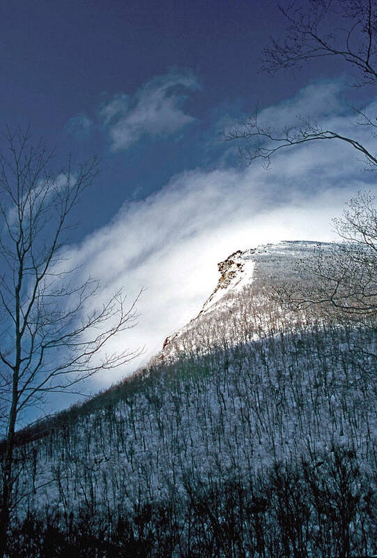 New Hampshire Art Print featuring the photograph The Old Man of the Mountain by Gordon Ripley