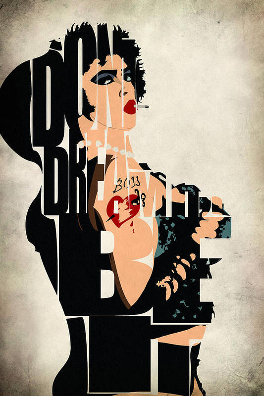 Dr. Frank-n-furter Art Print featuring the painting The Rocky Horror Picture Show - Dr. Frank-N-Furter by Inspirowl Design