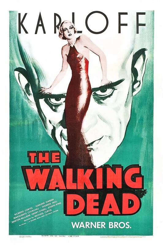 Movie Art Print featuring the photograph The Walking Dead Poster by Gianfranco Weiss