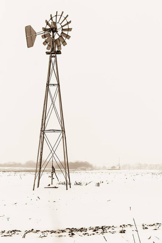 Indiana Art Print featuring the photograph The Windmill by Ron Pate