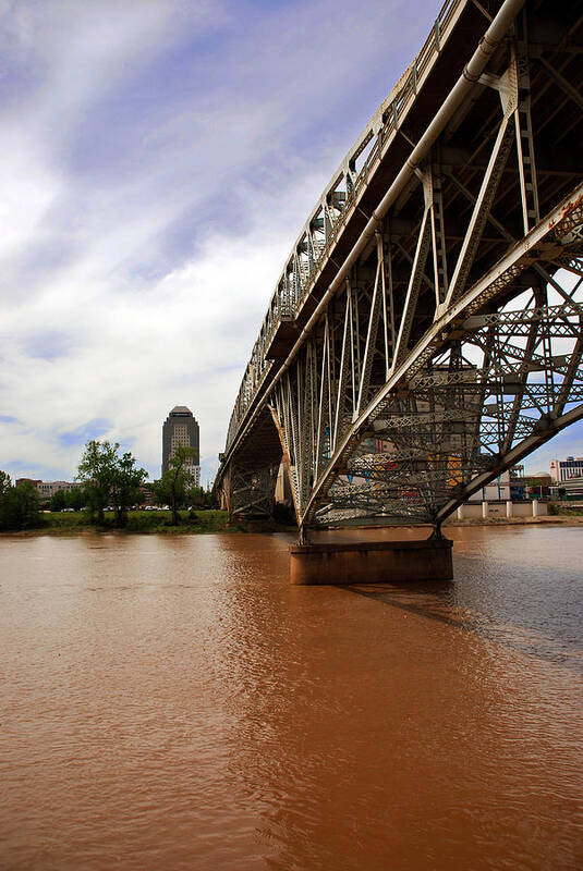 Shreveport Art Print featuring the photograph They don't call it Red River for nothing by Max Mullins
