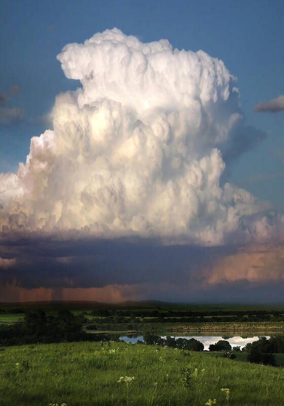 Thunderhead Art Print featuring the photograph Thunderhead - Greenwood County by Rod Seel