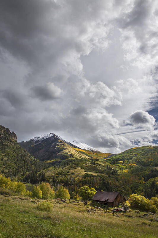 Art Art Print featuring the photograph Under the Clouds by Jon Glaser