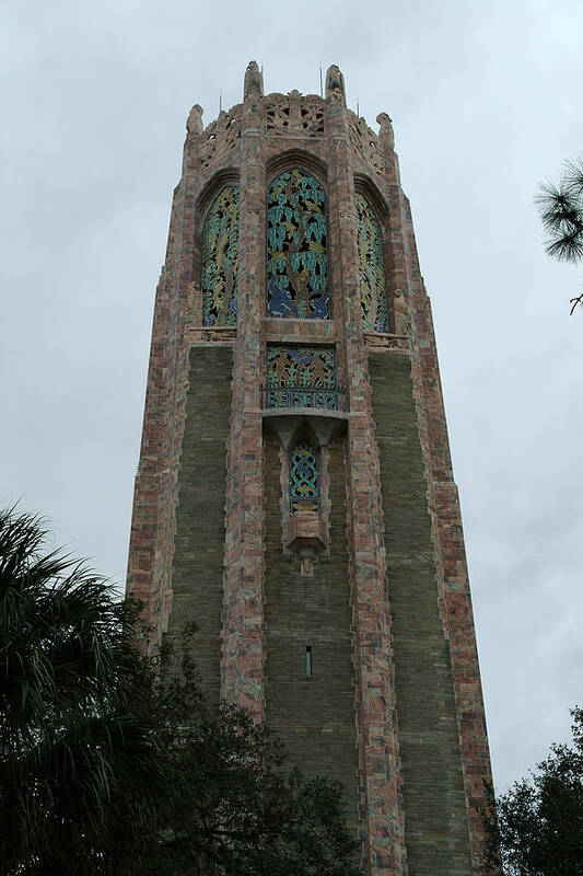 Bok Tower Art Print featuring the photograph Upper Bok Tower by Wesley Elsberry