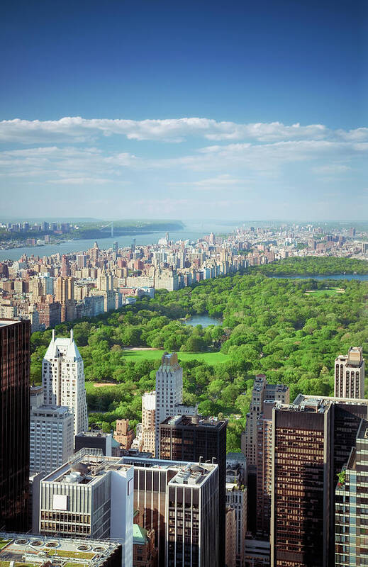 Central Park Art Print featuring the photograph Upper Manhattan by Bluberries