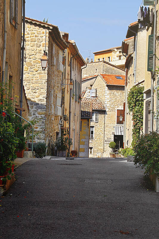 Valbonne Art Print featuring the photograph Valbonne - French village of contradictions by Alexandra Till