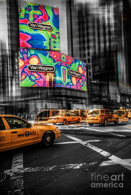 Nyc Art Print featuring the photograph van wagner II by Hannes Cmarits