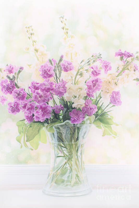Flower Art Print featuring the photograph Vase of Flowers by Natalie Kinnear
