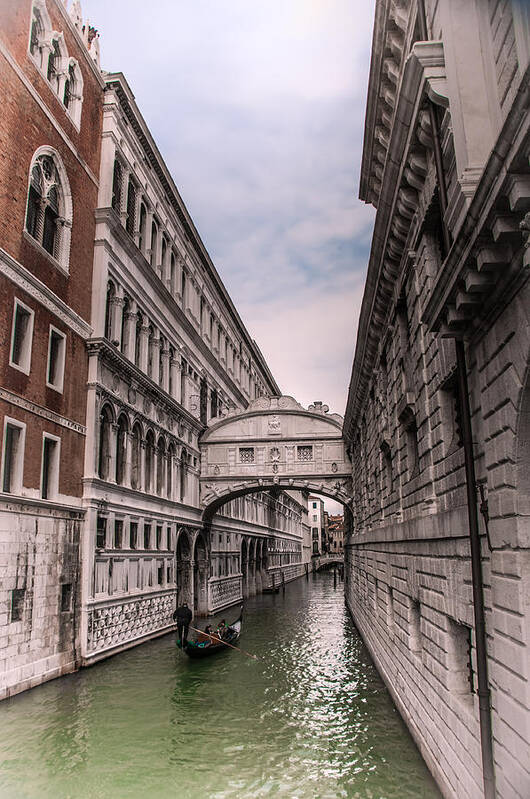 Canal Art Print featuring the photograph Venice by Mickey Clausen