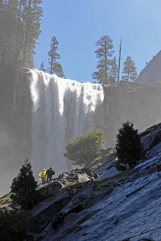 Vernal Falls Art Print featuring the photograph Vernal Falls Mist Trail by Duncan Selby