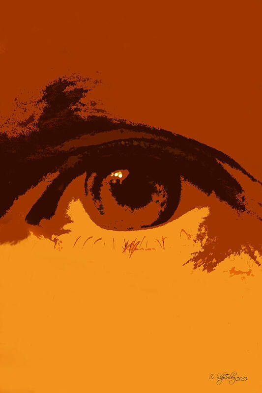 Eye Art Print featuring the photograph Vision by Skip Tribby