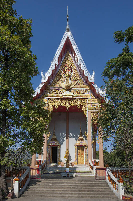 Bangkok Art Print featuring the photograph Wat Laksi Ubosot DTHB1426 by Gerry Gantt