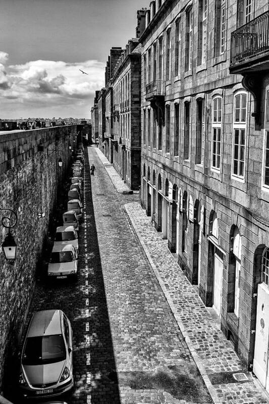 St Malo Art Print featuring the photograph Where's my car? by Nigel R Bell