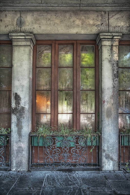 French Quarter Art Print featuring the photograph Window in the Quarter by Brenda Bryant