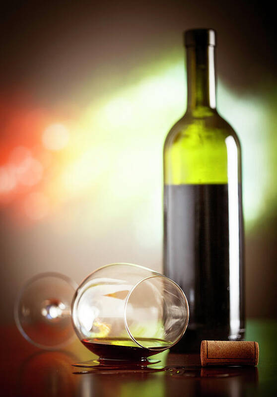 Alcohol Art Print featuring the photograph Wine Concept by Grki