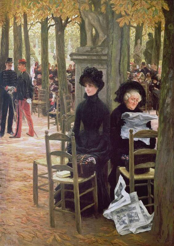 Hat Art Print featuring the photograph Without A Dowry Sans Dot, 1883-5 by James Jacques Joseph Tissot