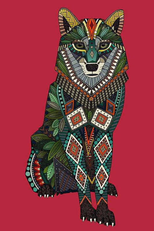 Wolf Red Art Print