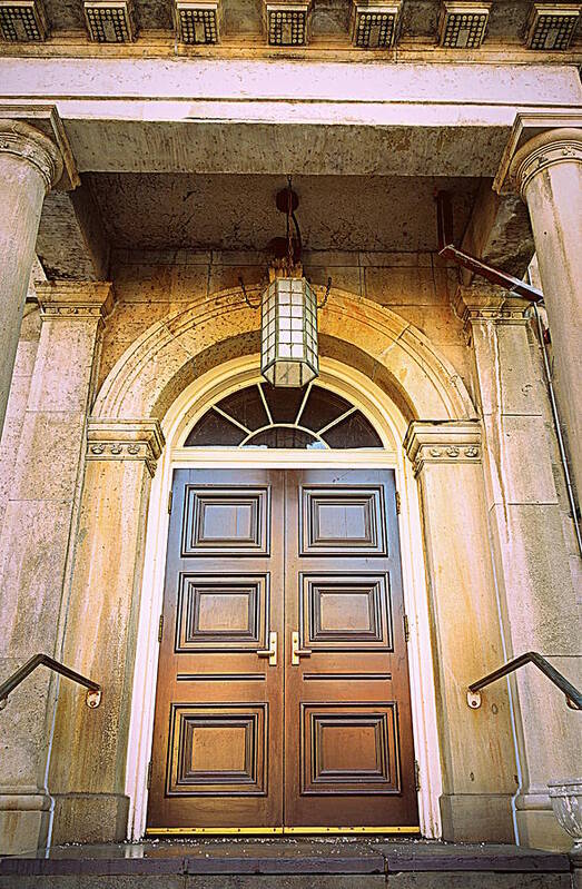 Door Art Print featuring the photograph Wooden Door by Valentino Visentini