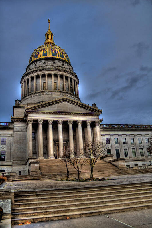 Charleston Art Print featuring the photograph WV Capital Building 2 by Jonny D