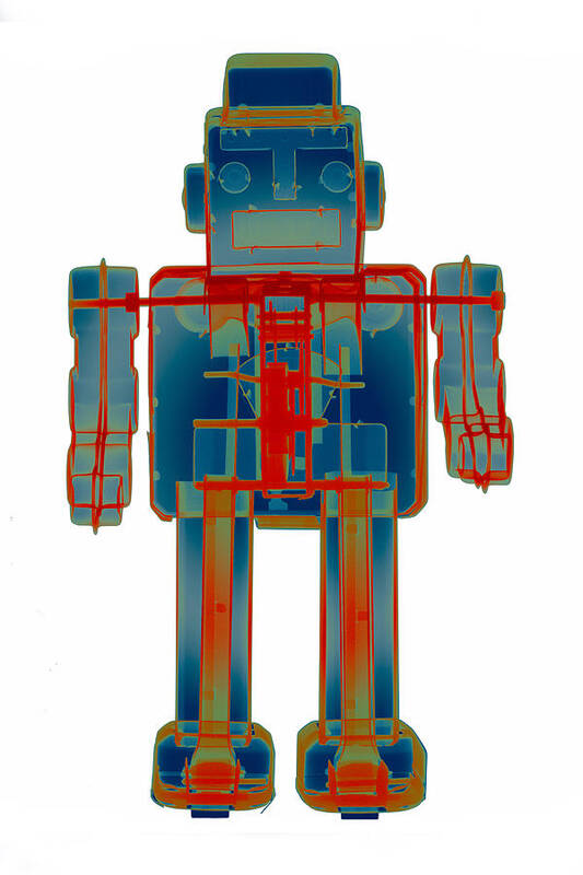 X-ray Art Art Print featuring the photograph X-ray Robot - 3N20 No.4 by Roy Livingston