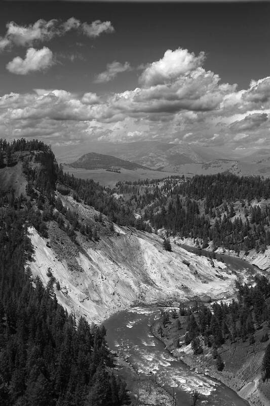 River Art Print featuring the photograph Yellowstone River by Mark McKinney