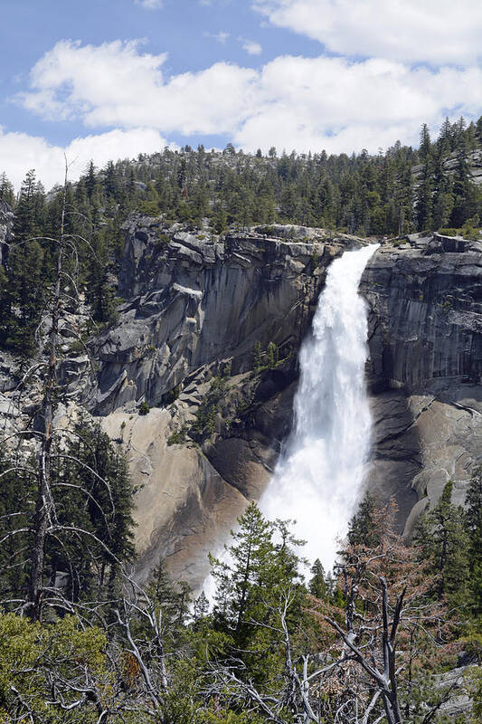 Yosemite Art Print featuring the photograph Yosemite's Nevada Fall by Bruce Gourley