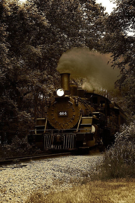 Train Art Print featuring the photograph Iron Horse #1 by Scott Hovind