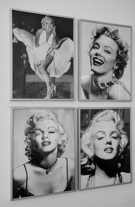 Marilyn Monroe Art Print featuring the photograph M M #1 by Rob Hans