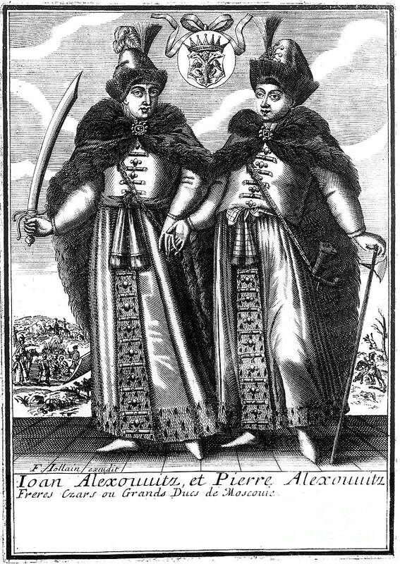 17th Century Art Print featuring the photograph Peter I & Ivan V #1 by Granger