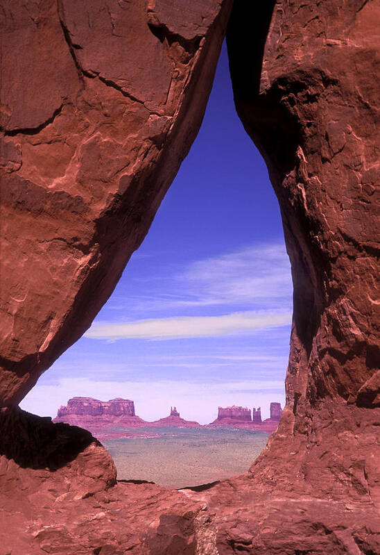 Teardrop Arch Art Print featuring the photograph Teardrop Arch Monument Valley #1 by Dave Mills