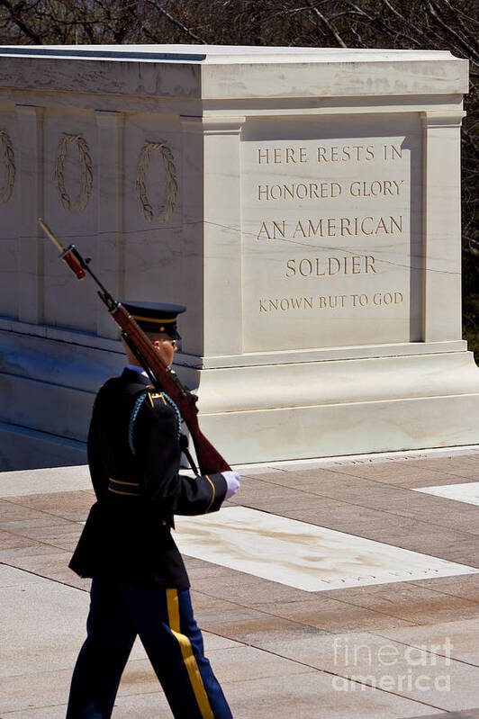 Tomb Of The Unknown Soldier Art Print featuring the photograph Unknown Soldier #1 by Brian Jannsen