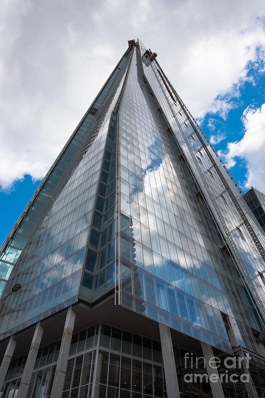 2012 Art Print featuring the photograph The Shard of Glass #2 by Andrew Michael