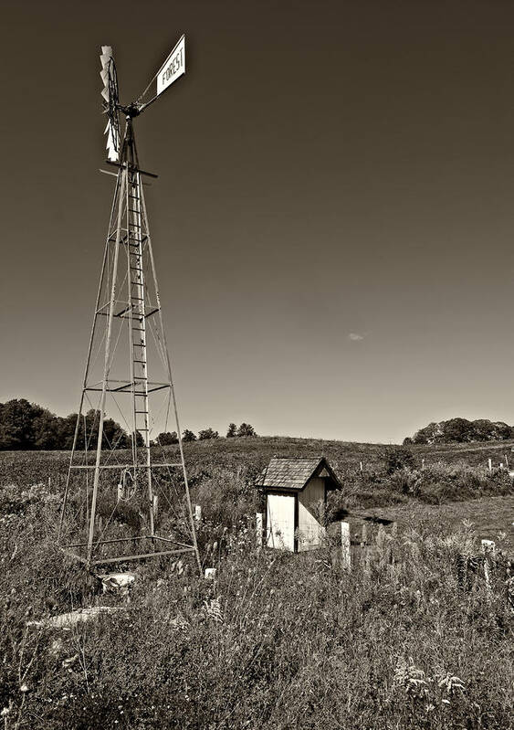 Grey Roots Museum & Archives Art Print featuring the photograph A Moving Memory monochrome by Steve Harrington