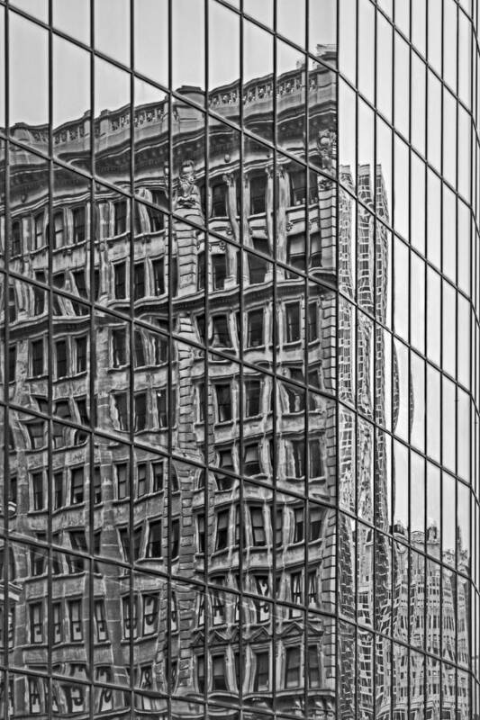 Reflections Art Print featuring the photograph Architecture Reflections by Susan Candelario