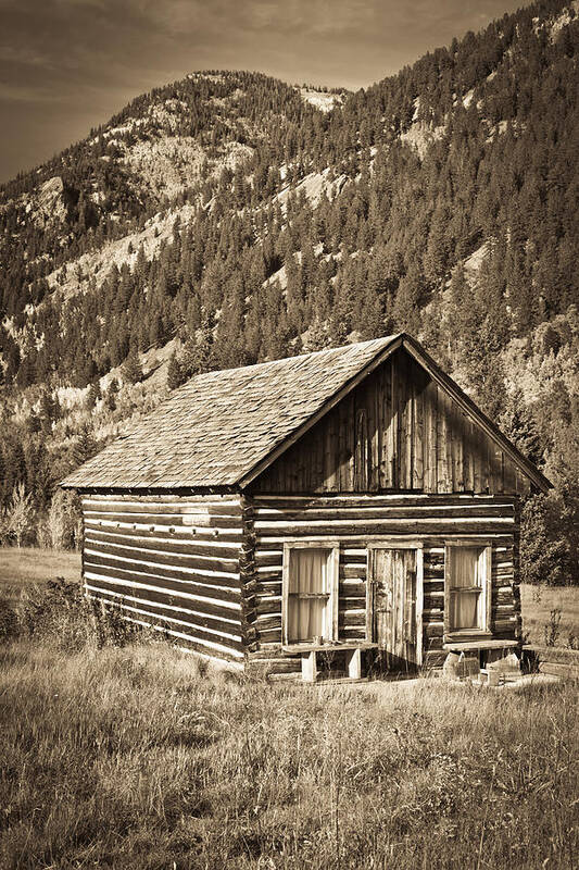 House Art Print featuring the photograph Ashcroft Ghost Town by Adam Pender