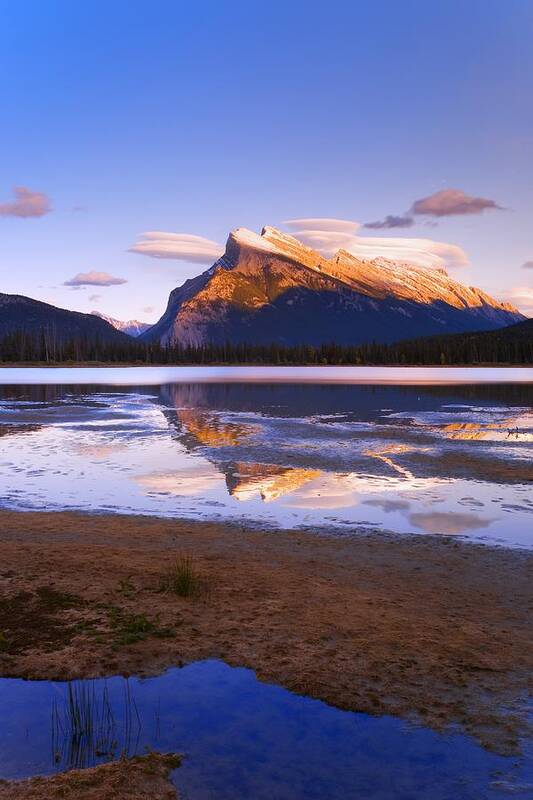 Blue Sky Art Print featuring the photograph Banff National Park, Alberta, Canada by Carson Ganci