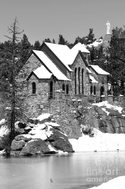 Church Art Print featuring the photograph Chapel on the Rocks No. 2 by Dorrene BrownButterfield