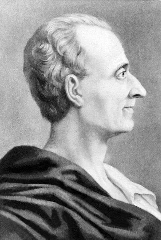 Historical Art Print featuring the photograph Charles Montesquieu Charles-louis De by Everett