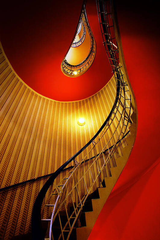 Staircase Art Print featuring the photograph Four Flights by John Galbo