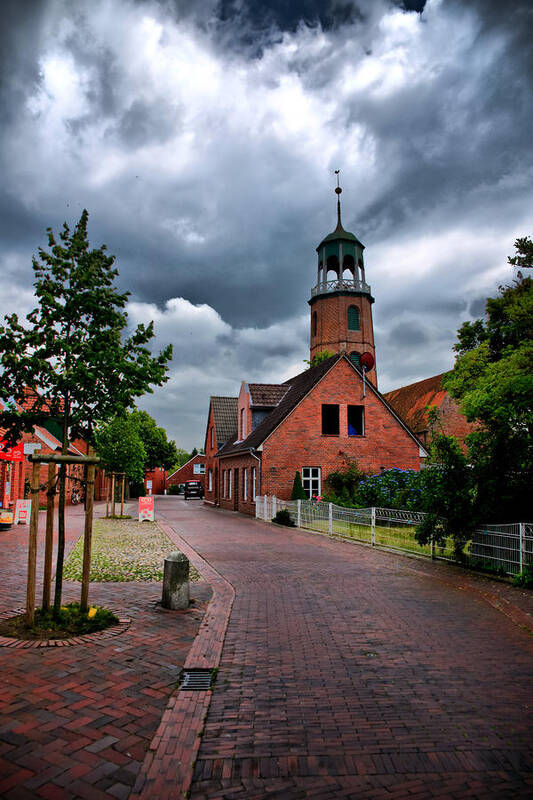 Town Art Print featuring the photograph German Town by Edward Myers