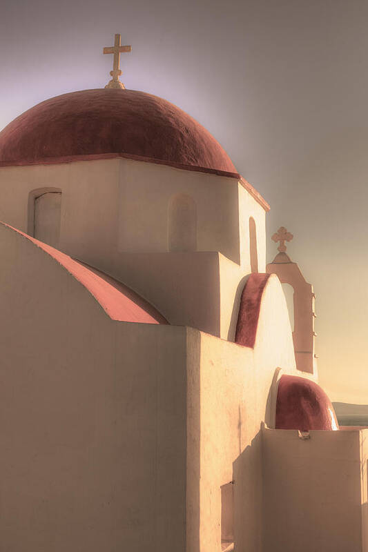 Church Art Print featuring the photograph Greek Church by Joana Kruse