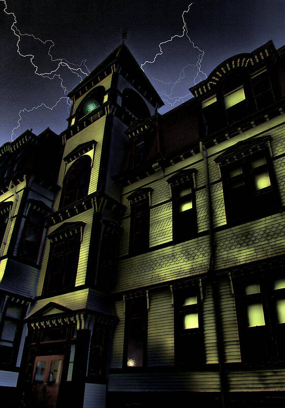 Haunted House Art Print featuring the photograph Haunted House by Mark Sellers