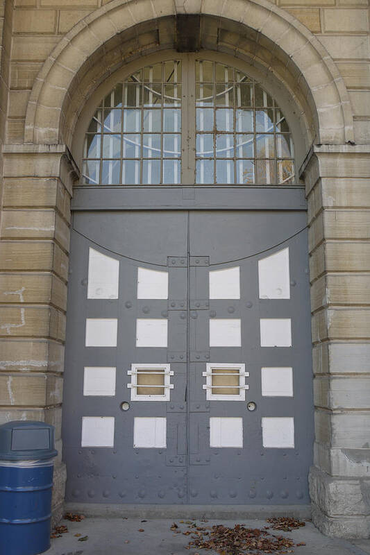 Prison Art Print featuring the photograph Kingston Pen Doorway by Heather Hennick